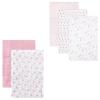 imageMuslin Swaddle Blanket 5PackPink SheepPink Feather