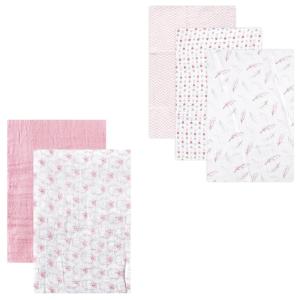 imageMuslin Swaddle Blanket 5PackPink SheepPink Feather