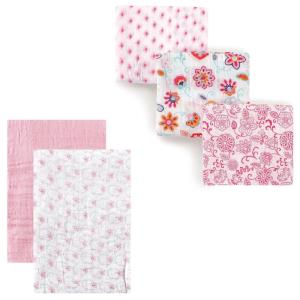 imageMuslin Swaddle Blanket 5PackPink SheepPink Floral