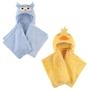 imagePlush Hooded Blanket 2PackDuckBlue Owl