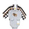 imageHudson Baby Baby Boys Cotton Longsleeve Bodysuits 7packWild Buffalo