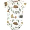 imageHudson Baby Unisex Baby Cotton Bodysuits Little Camper 912 Months