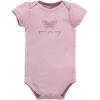 imageHudson Baby Unisex Baby Cotton Bodysuits Plum Wildflower 5 Pack 69 Months