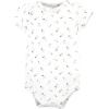 imageHudson Baby Unisex Baby Cotton Bodysuits Sage Floral Wreath 5 Pack Newborn