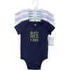imageHudson Baby Unisex Thermal Preemie Layette Set 4pc Long Sleeve Outfit Sage DinosaurBe Kind Boy