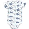 imageHudson Baby Unisex Thermal Preemie Layette Set 4pc Long Sleeve Outfit Sage DinosaurSea Friends