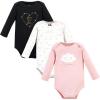 imageHudson Baby Unisex Baby Cotton LongSleeve Bodysuits Dreamer 36 Months