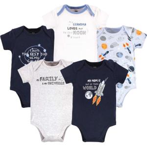 imageHudson Baby Unisex Thermal Preemie Layette Set 4pc Long Sleeve Outfit Sage DinosaurFamily is Universe
