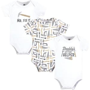 imageHudson Home Collection Baby Shawl Collar Plush RobeDaddys Helper Tools
