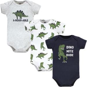 imageHudson Home Collection Baby Shawl Collar Plush RobeDinomite Dude