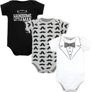 imageHudson Home Collection Baby Shawl Collar Plush RobeTweed Bow Tie