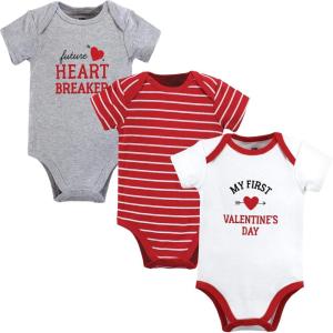 imageHudson Home Collection Baby Shawl Collar Plush RobeValentine Heartbreaker