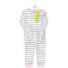 imageHudson Baby Baby Cotton Pajama SetGray Stripe Pink