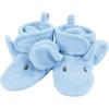 imageHudson Baby BabyGirls Animal Fleece Booties 2Pack SocksBlue Elephant Hippo