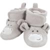 imageHudson Baby BabyGirls Animal Fleece Booties 2Pack SocksBlue Elephant Hippo