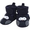 imageHudson Baby BabyGirls Animal Fleece Booties 2Pack SocksNavy Owl Fox