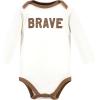imageHudson Baby Unisex Baby Cotton LongSleeve Bodysuits Brave Lion 5 Pack Preemie