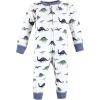 imageHudson Baby Unisex Baby Cotton Sleep and PlayBlue Green Dino