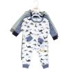 imageHudson Baby Unisex Baby Cotton Sleep and PlayBlue Green Dino