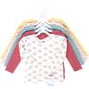 imageHudson Baby Unisex Baby Thermal Long Sleeve Tees 5pkCreative Rainbows