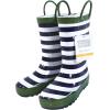 imageHudson Baby UnisexChild Rain BootDino Stripe