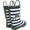 imageHudson Baby UnisexChild Rain BootDino Stripe