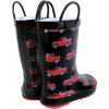 imageHudson Baby UnisexChild Rain BootFiretrucks