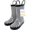 imageHudson Baby UnisexChild Rain BootHoundstooth