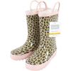 imageHudson Baby UnisexChild Rain BootLeopard Pink