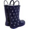imageHudson Baby UnisexChild Rain BootNavy Anchors