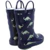 imageHudson Baby UnisexChild Rain BootNavy Sage Dino