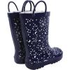 imageHudson Baby UnisexChild Rain BootNavy Stars and Moon