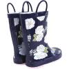 imageHudson Baby UnisexChild Rain BootWhite Peonies