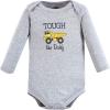 imageHudson Baby baby girls Longsleeve Bodysuits Hudson Unisex Cotton Long Sleeve Bodysuits Construction 3 Pack 6 9 Months Construction 3pack 69 Months US