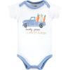 imageHudson Baby babyboys Cotton Bodysuits 3packCarrot Patch Truck