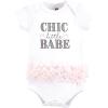 imageHudson Baby babyboys Cotton Bodysuits 3packChic Little Babe Tutu