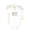 imageHudson Baby babyboys Cotton Bodysuits 3packCozy Cutie