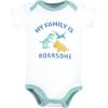 imageHudson Baby babyboys Cotton Bodysuits 3packFamily Dino