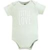 imageHudson Baby babyboys Cotton Bodysuits 3packHello World Elephant