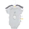 imageHudson Baby babyboys Cotton Bodysuits 3packMilk Belly Bottle