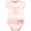 imageHudson Baby babyboys Cotton Bodysuits 3packVintage Blossom Tutu