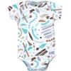 imageHudson Baby babyboys Cotton Bodysuits 5packNeutral Abstract