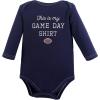 imageHudson Baby babyboys Cotton Longsleeve Bodysuits 3packBlue Football