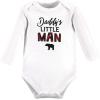 imageHudson Baby babyboys Cotton Longsleeve Bodysuits 3packBuffalo Plaid Family