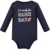 imageHudson Baby babyboys Cotton Longsleeve Bodysuits 3packFootball Huddles