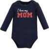 imageHudson Baby babyboys Cotton Longsleeve Bodysuits 3packLove Mom