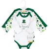 imageHudson Baby babyboys Cotton Longsleeve Bodysuits 3packLucky Charm
