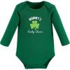 imageHudson Baby babyboys Cotton Longsleeve Bodysuits 3packLucky Charm