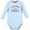 imageHudson Baby babyboys Cotton Longsleeve Bodysuits 3packNewest Family Member