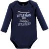 imageHudson Baby babyboys Cotton Longsleeve Bodysuits 3packNewest Family Member